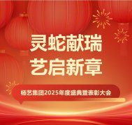 灵蛇献瑞 艺启新章 | 和记娱乐集团2025年度盛典暨表扬大会